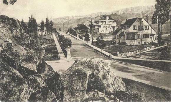 Residence District, Northbrae, postcard (ca.1910), Anthony Bruce collection.